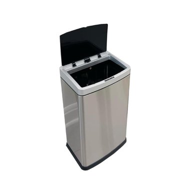 BASURERO METALICO ACERO INOXIDABLE 30L CON SENSOR - 3