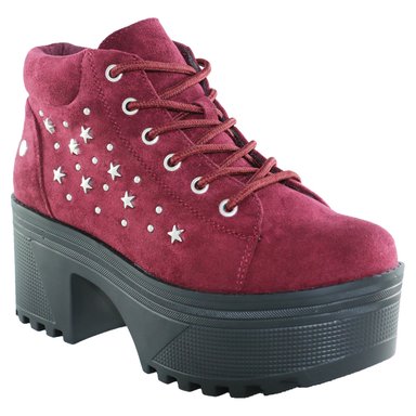 BOTIN ESTRELLA ALTO ROJO DANICOLLE - 1