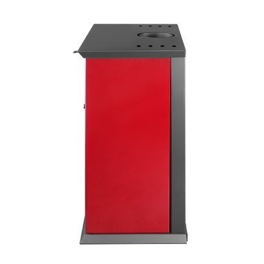 ESTUFA A LEÑA AMESTI CLASSIC 500 ROJO ITALIANO - 3