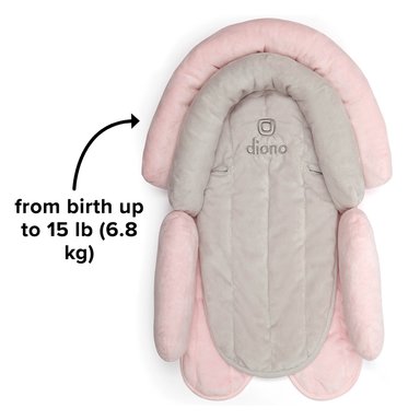 ALMOHADA DIONO APOYA CABEZA BEBÉ ROSADO 39 CM MULTICOLOR - 5