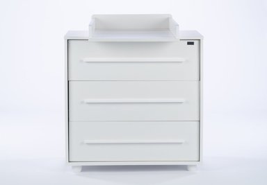 CÓMODA DREWEX D4181 BLANCO Y MUDADOR LULAYA - 5