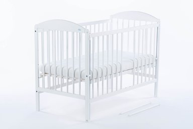 CUNA COLECHO DREWEX LULAYA MADERA BLANCO LATERAL AJUSTABLE (120 X 60) - 5