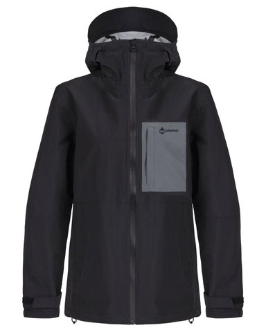 CHAQUETA MUJER GNOMO IMPERMEABLE HOODIE DANIRA BLACK - 4