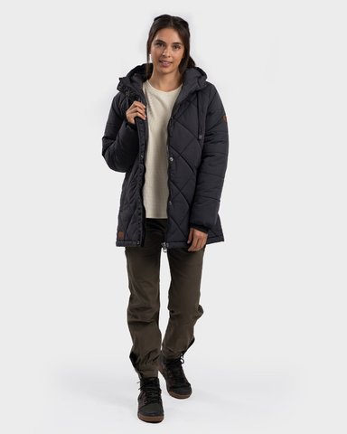 CHAQUETA ECO NILEN MUJER BLACK GNOMO - 2