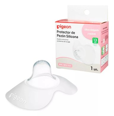 PROTECTOR PIGEON PEZON SILICONA TALLA M 13MM 1 UNIDAD TRANSPARENTE - 1