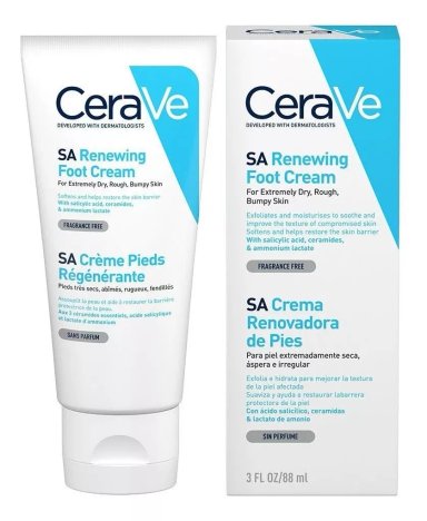 CREMA CUERPO CERAVE 88G RENOVADORA PIES - 1
