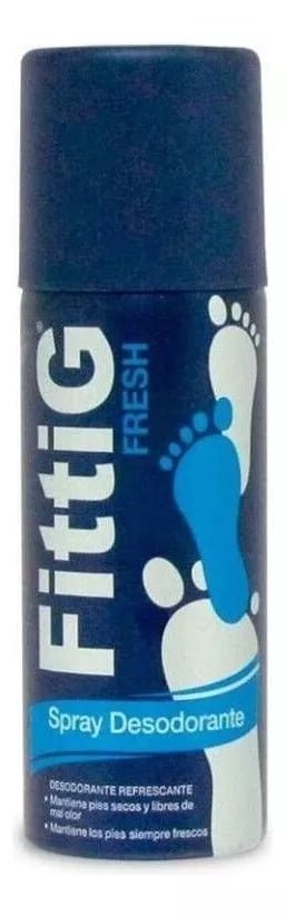 TALCO DESODORANTE REFRESCANTE PARA PIES FITTIG 100 GR SPRAY - 1