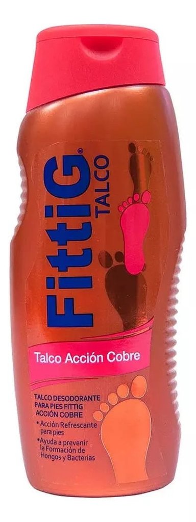 TALCO DESODORANTE FITTIG ACCIÓN COBRE 200G - 1