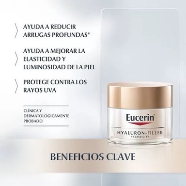 HIDRATANTE ROSTRO Y CUELLO EUCERIN SPF 30 30 ML HYALURON-FILLER + ELASTICITY CREMA DÍA - 7