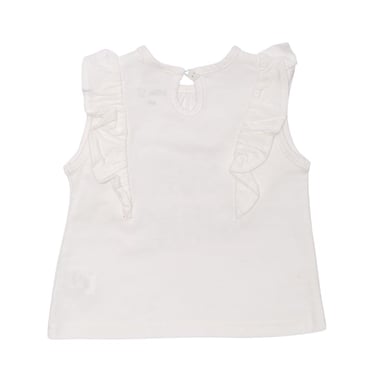 POLERA MANGA CORTA BEBE NIÑA CRUDO PILLIN - 2