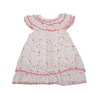 VESTIDO ALGODON NIÑA PILLIN BLANCO PVU826BCO VERANO BEBE - 2