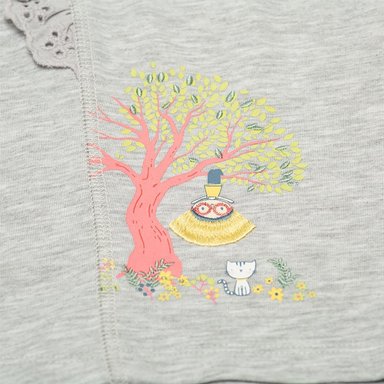POLERA NIÑA PILLÍN PVU605MLG BEBÉ GRIS CLARO - 2