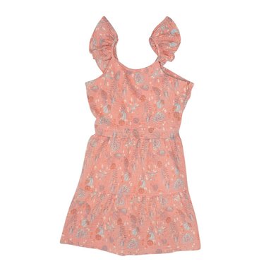VESTIDO ALGODON NIÑA PILLIN CORAL PVU832COR - 1