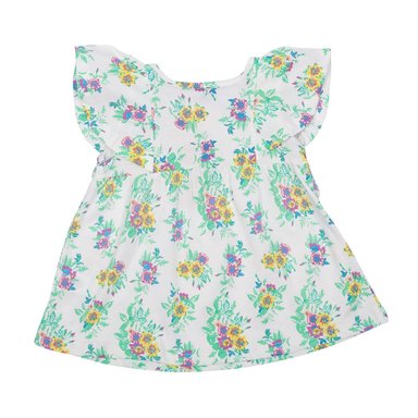 VESTIDO ALGODON NIÑA PILLIN BLANCO PVU672BCO BEBE - 2