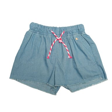 SHORT ALGODÓN NIÑA PILLÍN CELESTE TVU708CEL - 1