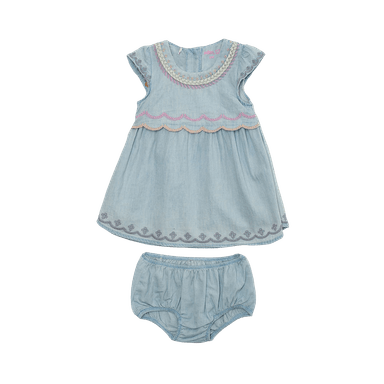 VESTIDO BEBE NIÑA DENIM PILLIN - 1