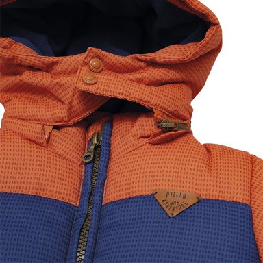 PARKA C/CAPUCHA BEBÉ NIÑO AZUL PILLIN - 2