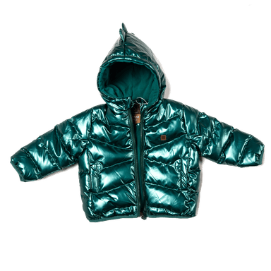 PARKA C/CAPUCHA BEBÉ NIÑO VERDE PILLIN - 1