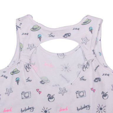 POLERA NIÑA PILLÍN TVW612BCO BLANCO - 4