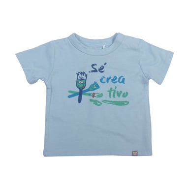 POLERA NIÑO PILLÍN PVW625CEL BEBE CELESTE - 1