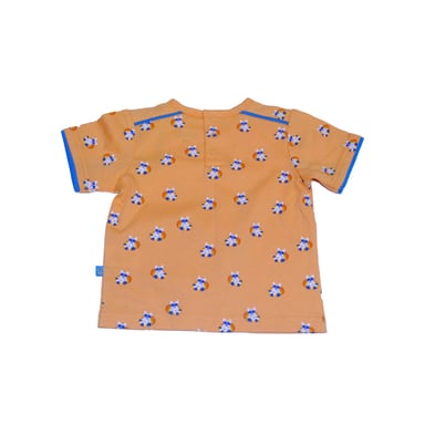 POLERA MANGA CORTA NIÑO PILLÍN PVW644NAR BEBE NARANJA - 4