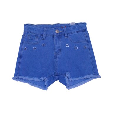 SHORT ALGODÓN NIÑA PILLÍN CELESTE PVW713CEL - 1