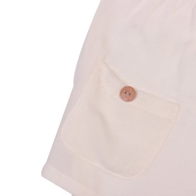 SHORT ALGODÓN NIÑA PILLÍN BLANCO PVW807BCO - 2