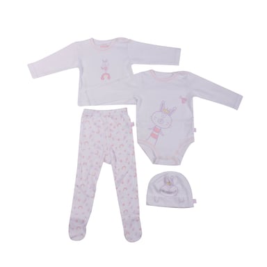 SET 4 PZAS BEBE NIÑA MULTICOLOR PILLIN - 1