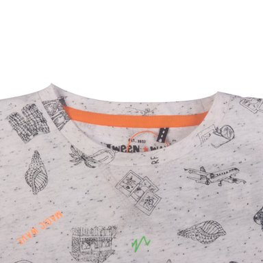 POLERA NIÑO GRIS CLARO PILLIN - 2