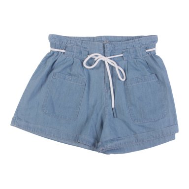 SHORT ALGODÓN NIÑA PILLÍN CELESTE TVW701CEL - 1