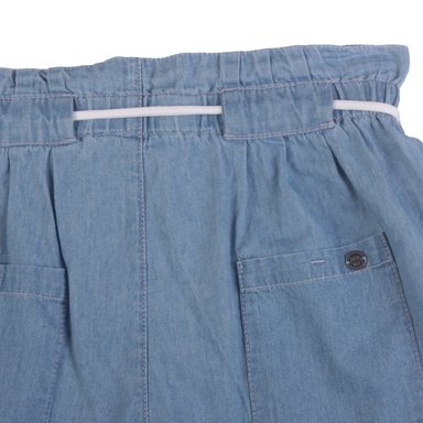 SHORT ALGODÓN NIÑA PILLÍN CELESTE TVW701CEL - 3