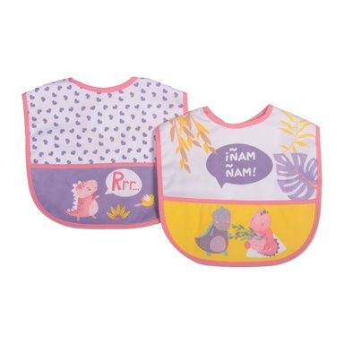 SET PILLÍN PRW169SUR 2 PZAS BABERO BEBÉ NIÑA MULTICOLOR - 1