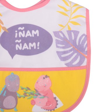 SET PILLÍN PRW169SUR 2 PZAS BABERO BEBÉ NIÑA MULTICOLOR - 3