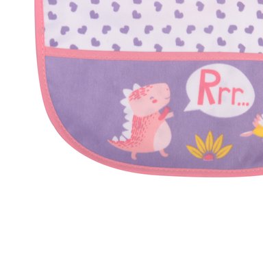 SET PILLÍN PRW169SUR 2 PZAS BABERO BEBÉ NIÑA MULTICOLOR - 4