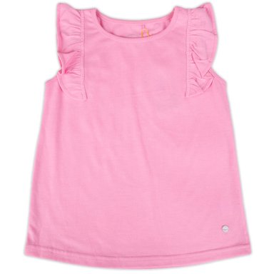 POLERA MANGA CORTA ALGODÓN NIÑA PILLÍN PVY613-23ROS ROSADO - 1