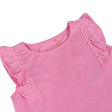 POLERA MANGA CORTA ALGODÓN NIÑA PILLÍN PVY613-23ROS ROSADO - 2