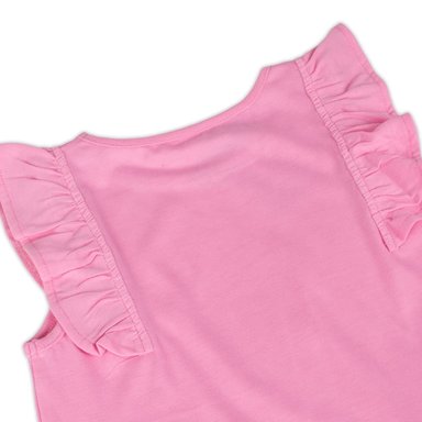 POLERA MANGA CORTA ALGODÓN NIÑA PILLÍN PVY613-23ROS ROSADO - 3