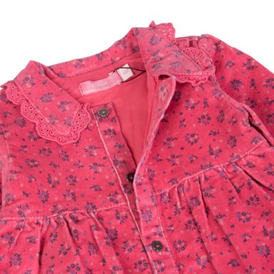 VESTIDO BEBE ROSADO PILLIN ( PVB840-25ROS ) - 2
