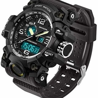 RELOJ DIGITAL SANDA HOMBRE MODA SUPERIOR RESISTENTE AL AGUA DEPORTIVO MILITAR ANÁLOGO CUARZO - 1