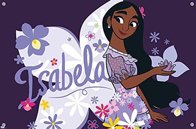 DISNEY ENCANTO - PÓSTER DE PARED DE ISABELA CON ALFILERES DE EMPUJE - 4