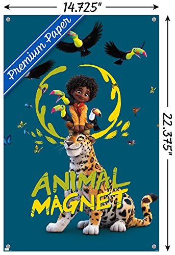 DISNEY ENCANTO - PÓSTER DE PARED CON IMÁN DE ANIMALES - 3