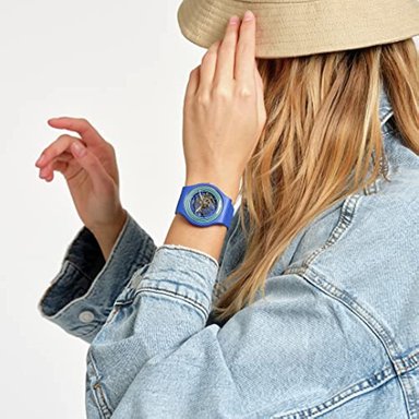 RELOJ SWATCH MUJER LUJO SB01R100 BLANCO - 3