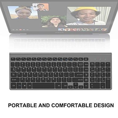 TECLADO INALÁMBRICO J JOYACCESS JJOYACCESS 2.4 G DELGADO Y COMPACTO - 3