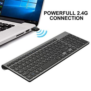 TECLADO INALÁMBRICO J JOYACCESS JJOYACCESS 2.4 G DELGADO Y COMPACTO - 6
