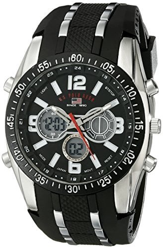 RELOJ U.S. POLO ASSN. HOMBRE DEPORTIVO NEGRO - 1