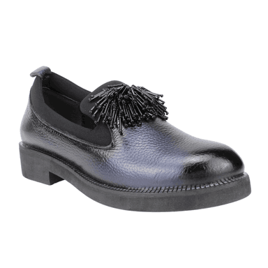 ZAPATO EXS SLIP ON CUERO AZUL - 2