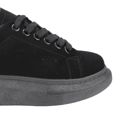 ZAPATILLAS MUJER NEW WALK URBANAS NEGRO PLATAFORMA - 4