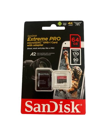 MEMORIA MICRO SD SANDISK EXTREME PRO 64GB - 1