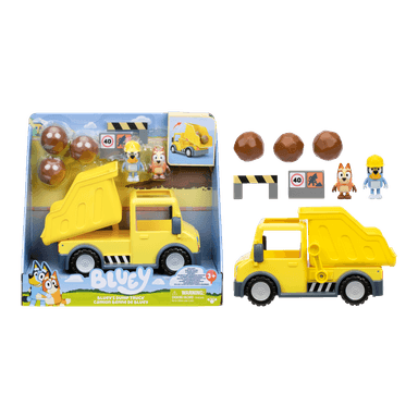 CAMION CON PALANCA ACCESORIOS Y FIGURAS BLUEY - 2