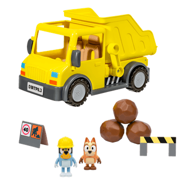 CAMION CON PALANCA ACCESORIOS Y FIGURAS BLUEY - 7